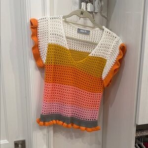 Colorful Knit Top by John B.